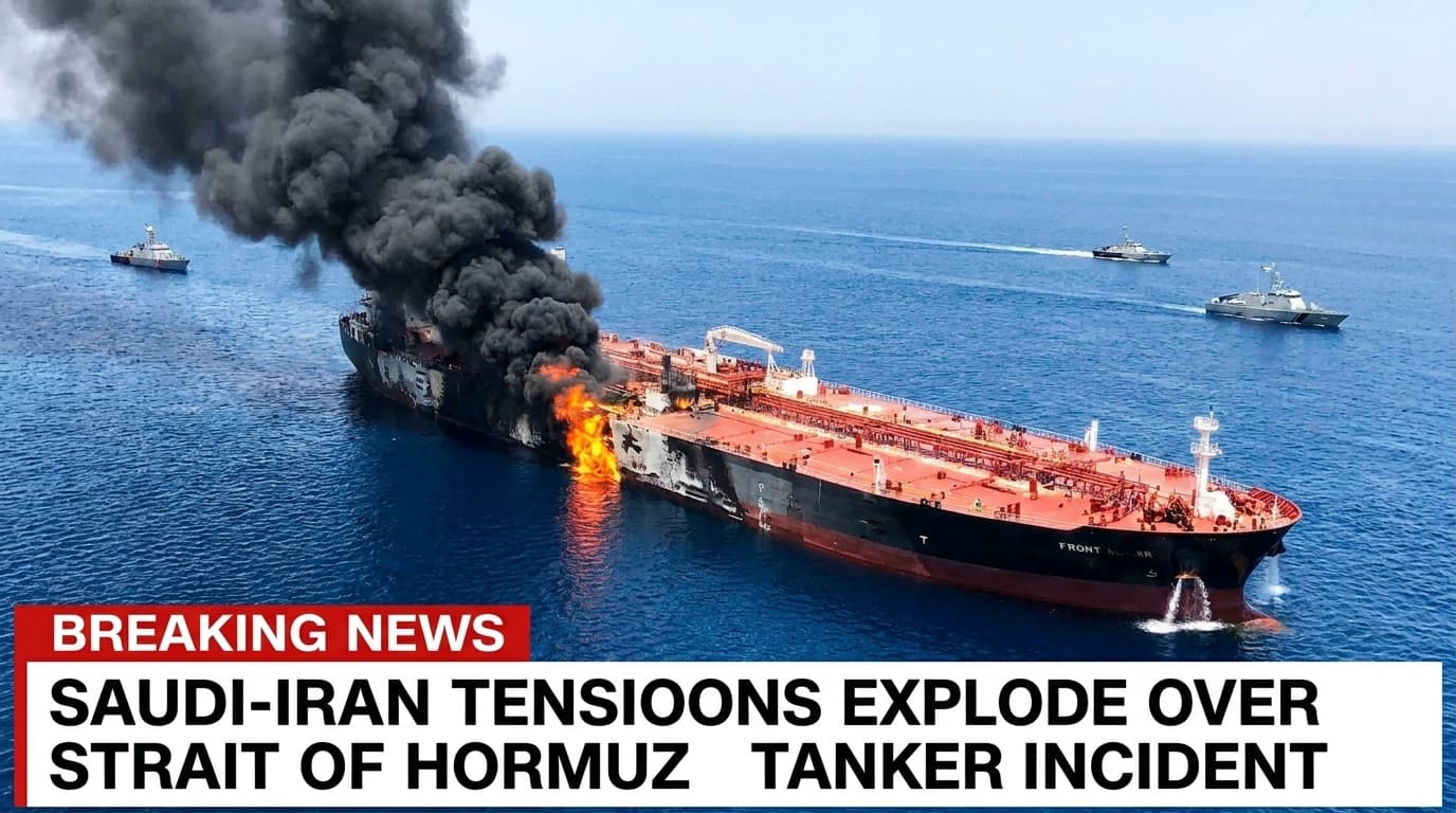 Saudi-Iran Tensions Explode Over Strait of Hormuz Tanker Incident